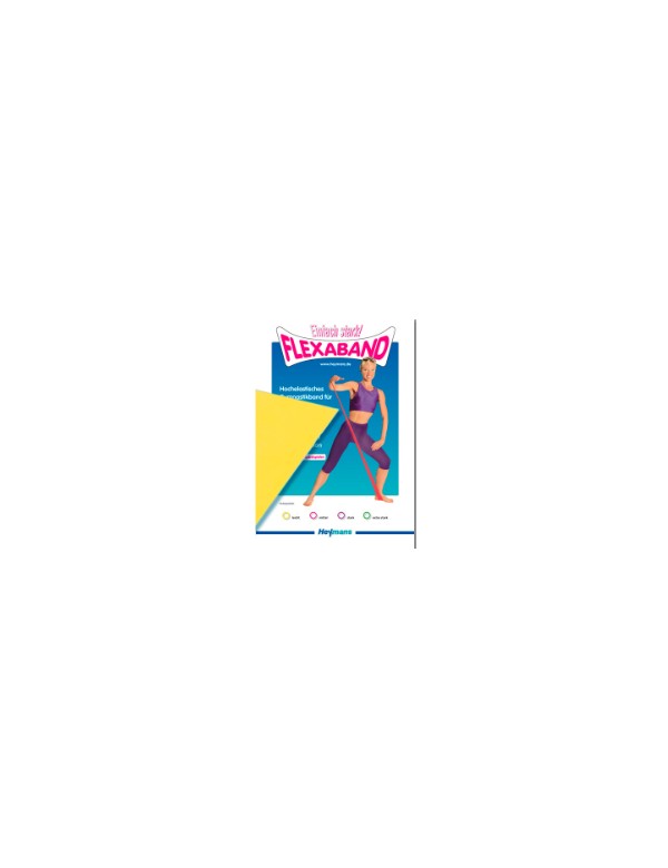 Gymnastikband von Flexaband gelb