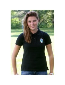 Poloshirt Frauen, schwarz XXL