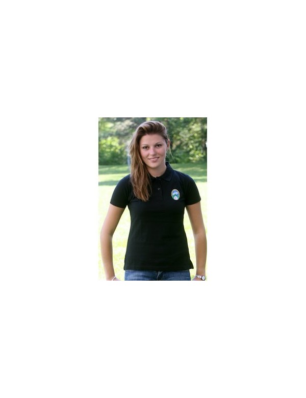 Poloshirt Frauen, schwarz XXL Poloshirt Frauen, schwarz XXL
