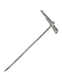 Abzeichen Gewehr klein in silber