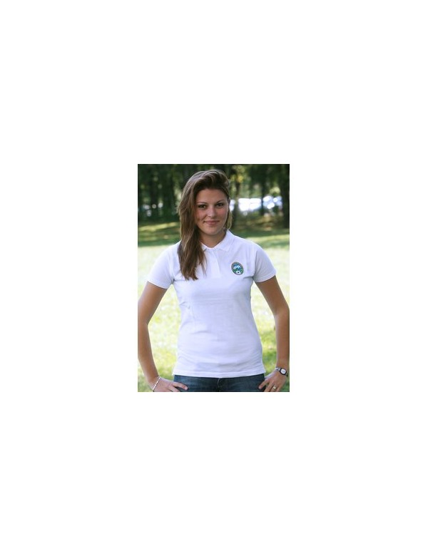 Poloshirt Frauen, weiß XL