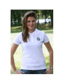 Poloshirt Frauen, weiß XL