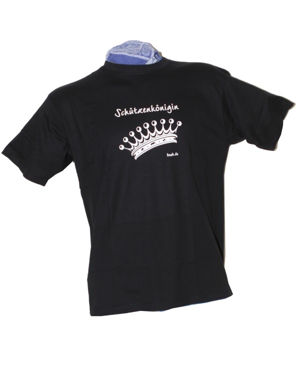 T-Shirt Schützenkönigin, schwarz XL