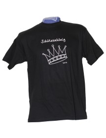 T-Shirt Schützenkönig, schwarz XL