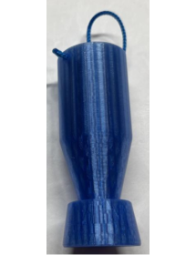 Umhänge Pfeilköcher mit Standfuß für Blasrohr 10 - 12 mm