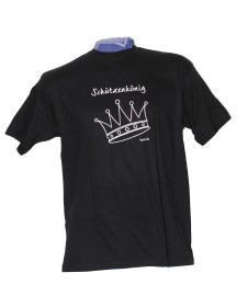 T-Shirt Schützenkönig, schwarz XL