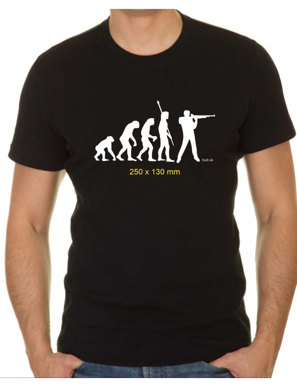  Herren T-Shirt Evolution Gewehr